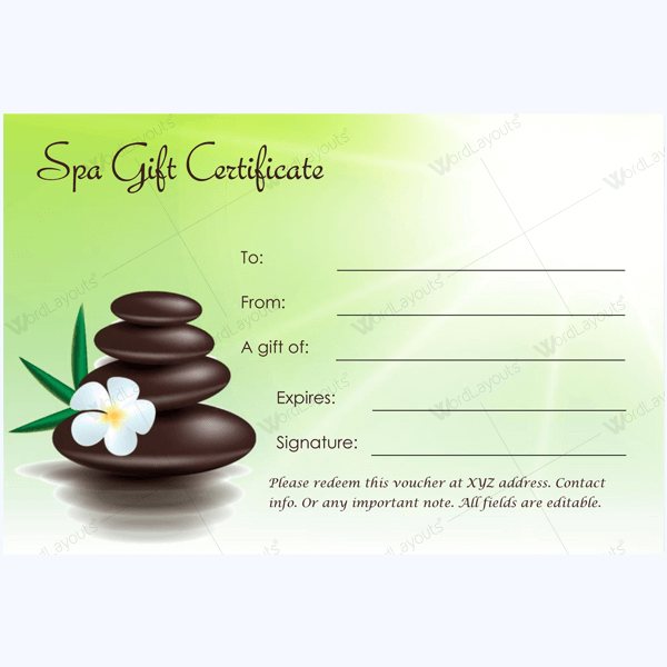 Bring in Clients with Spa Gift Certificate Templates